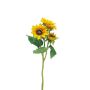 Rama decorativa de girasol LINGYAN, amarilla, 35 cm