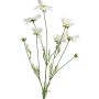 Rama de flores decorativas para cesta de adornos BAILING, color crema, 90 cm