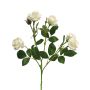 Rama de rosa decorativa SHANZHA, color crema, 70 cm, Ø 6,5-7 cm