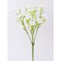 Ramo de gypsophila textil CECILIA, varilla blanca, 30cm, Ø1cm