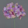Flor artificial de hortensia FUHUA, lila-rosa-azul-verde, 23 cm, Ø 14 cm