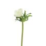 Flor decorativa anémona BOYANG, blanca, 35cm, Ø6cm