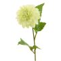 Flor artificial de dalia WANRU, color crema, 50 cm, Ø 9 cm