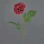 Flor artificial de dalia WANRU, rojo oscuro, 50 cm, Ø 9 cm