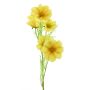 Rama de plástico de caléndula YUNIAN, amarilla, 75 cm