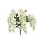 Rama artificial de glicinia JIALAN, color crema, 75 cm