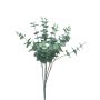 Planta decorativa de eucalipto FENYU, con varilla, verde y blanco, 60 cm