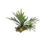 Planta artificial de helecho de cuernos MIAOLI, con soporte, verde, 25 cm