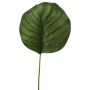 Hoja decorativa de Calathea orbifolia ZICHEN, verde, 45 cm