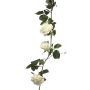 Guirnalda de flores decorativas KAILIN, blanco, 145cm