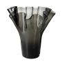 Jarrón decorativo de cristal JODY EARTH, gris, 35cm, Ø24cm