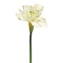 Flor decorativa amarilis HEJIA, color crema, 60 cm