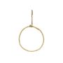 Anillo metálico artificial HELIJIA para colgar, flocado, blanco, Ø 15 cm