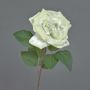 Rosa textil YUFAN, color crema, 45 cm, Ø 13 cm