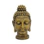 Figura decorativa «Cabeza de Buda» SUMANA, dorado antiguo, 75 cm, resistente a la intemperie