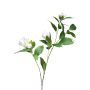 Rama de magnolia artificial HUANER, blanca, 130 cm