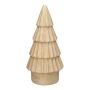 Árbol de Navidad decorativo LOVRA, terracota, color arena, 29 cm, Ø 14 cm