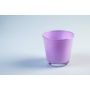 Pequeño vaso decorativo / portavelas ALEX AIR, lila, 7,5cm, Ø 7,5cm