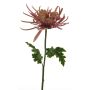 Flor artificial de crisantemo YASULI, rosa-lavanda, 70 cm, Ø 18 cm