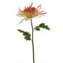 Flor artificial de crisantemo YASULI, rosa-amarillo, 70 cm, Ø 18 cm
