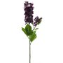 Flor decorativa de lila NAJUAN, lila oscuro, 80cm, Ø6-8cm