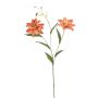 Lirio tigre decorativo DUNKA, color salmón, 70 cm