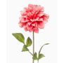 Flor artificial de dalia REFOLG, color coral, 70cm