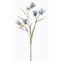 Rama decorativa de campanilla EMMELY, azul claro, 65 cm, Ø 5 cm