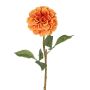 Flor artificial de dalia BREDANA, naranja, 60 cm, Ø 11 cm