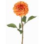 Flor artificial de dalia BREDANA, naranja, 60cm, Ø11cm