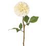 Flor artificial de dalia BREDANA, color crema, 60 cm, Ø 11 cm