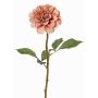 Flor artificial de dalia BREDANA, rosa palo, 60cm, Ø11cm