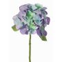 Hortensia artificial CHIDORI, morado-azul-verde, 30 cm, Ø 13 cm