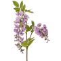 Rama artificial de glicinia NEZUMI con flores, lila, 105 cm