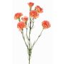 Rama decorativa de clavel PIARA, salmón, 60 cm, Ø 3-5 cm