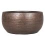 Cuenco de cerámica AGAPE con grano, cobre, 14cm, Ø28cm