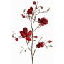Rama de magnolia textil JACKA, roja, 105cm