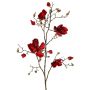 Rama de magnolia textil JACKA, roja, 105 cm