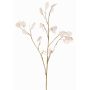 Rama artificial de lunaria KONIA, color crema, 95cm