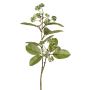 Rama artificial de cornejo PANGO con yemas, verde y blanco, 70 cm, Ø 7 cm