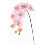 Rama de flores artificial de orquídea Phalaenopsis WESA, rosa y blanco, 90 cm, Ø 11-12,5 cm