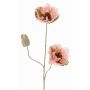 Amapola artificial MODLING, rosa, 75 cm, Ø 12 cm