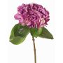 Hortensia artificial CHIDORI, violeta y crema, 60 cm, Ø 18 cm