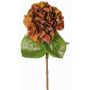 Hortensia artificial CHIDORI, naranja-rojo, 60 cm, Ø 18 cm