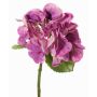 Hortensia artificial CHIDORI, violeta y crema, 30 cm, Ø 13 cm