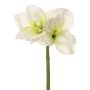 Amarilis artificial NARWELA, blanco-verde, 70cm, Ø10-13cm