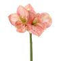 Amarilis artificial NARWELA, rosa, fucsia-rosa-crema, 70cm, Ø10-13cm