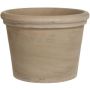 Maceta de terracota NORETH, veteada, marrón, 24,5 cm, Ø 32 cm