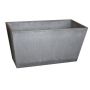 Jardinera ANDIF de hormigón de madera, gris, 100 x 32 x 49 cm