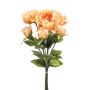 Ramo de flores artificiales de peonías VATANA, melocotón, 50 cm, Ø 18 cm
